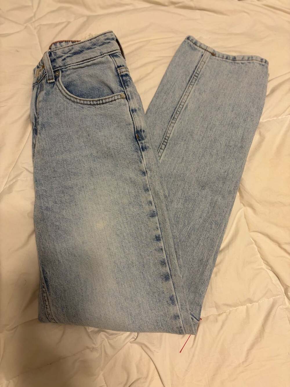 We The Free The Pacifica High Rise Slim Straight Leg Jeans Size 24